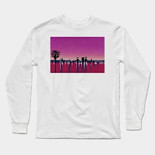 Hiroshi Nagai City Pop - Hiroshi Nagai artwork - Hiroshi Nagai Drugstore - The Limelight monolog Long Sleeve T-Shirt